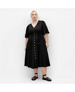 �V�e�B�[�V�b�N ���f�B�[�X �g�b�v�X �����s�[�X �v���X�T�C�Y CITY CHIC Plusize Dahlia Dress Black �u���b�N