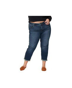 �X�����N ���f�B�[�X �{�g���X �f�j���p���c SLINK Jeans Women'sDenimid Rise Boyfriend rolled in 25.5 inseam - Kelly