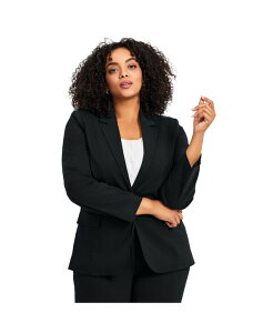 �A�x�j���[ ���f�B�[�X �A�E�^�[ �W���P�b�g�E�u���]�� �u���U�[ AVENUE Women'super Stretch One Button Blazer Black �u���b�N