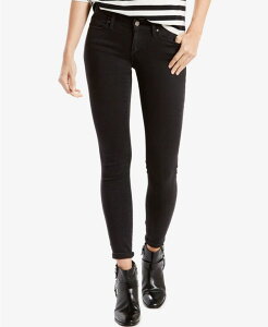 ���[�o�C�X ���f�B�[�X �{�g���X �f�j���p���c �W�[���Y Levi's Women's 711 Mid Rise Stretch Skinny Jeansoft Black �u���b�N