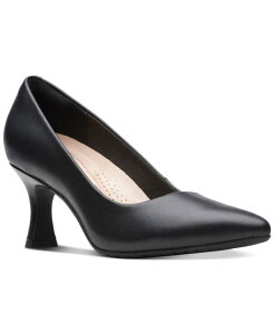 �N���[�N�X ���f�B�[�X �V���[�Y �p���v�X Clarks Women's Kataleyna Gem Pointed-Toe Comfort Pumps Black Leather �u���b�N