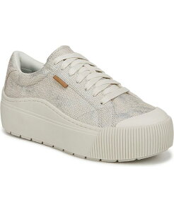 �h�N�^�[�E�V���[�� ���f�B�[�X �V���[�Y �X�j�[�J�[ �v���b�g�t�H�[�� Dr. Scholl's Women's Time Off Max Platform Sneakers Tofu Faux Leather