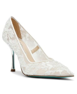 �x�b�c�B�W�����\�� ���f�B�[�X �V���[�Y �p���v�X Betsey Johnson Women's Jenii Pointed-Toe Stiletto Pumps Ivory �A�C�{���[