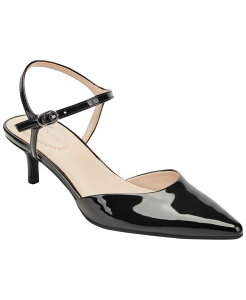 �o���h���[�m ���f�B�[�X �V���[�Y �p���v�X �A���N�� �q�[�� Bandolino Women's Rose Ankle Strap Kitten Heel Pumps Black Patent �u���b�N