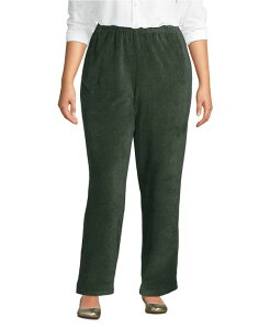 �����Y�G���h ���f�B�[�X �{�g���X �J�W���A���p���c �R�[�f�����C �j�b�g Lands' End Women'sport Knit High Rise Corduroy Pants Evening forest �t�H���X�g