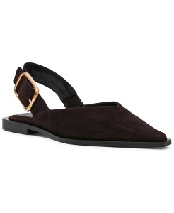 �X�e�B�[�u �}�f�� ���f�B�[�X �V���[�Y �p���v�X Steve Madden Women'shay Slingback Pointed-Toe Flats Brown Suede �u���E��