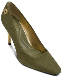 �_�i �L������ �j���[���[�N ���f�B�[�X �V���[�Y �p���v�X �q�[�� Donna Karanew York Women'savita Stiletto Heel High Pumps Olive �I���[�u
