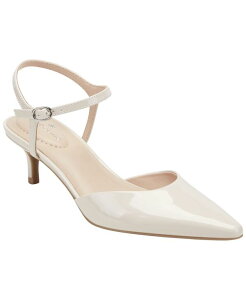 �o���h���[�m ���f�B�[�X �V���[�Y �p���v�X �A���N�� �q�[�� Bandolino Women's Rose Ankle Strap Kitten Heel Pumps Ivory Patent �A�C�{���[