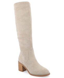 �W�����l �R���N�V���� ���f�B�[�X �V���[�Y �u�[�c�E���C���u�[�c �q�[�� Journee Collection Women's Romilly Round Toe Regular Wide Calf and Extra Wide Calf Block Heel Knee High Bootstone �X�g�[��