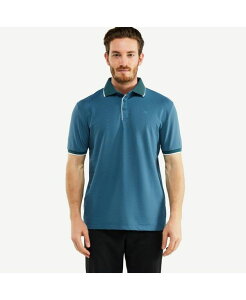 �~�I�}���I �����Y �g�b�v�X �|���V���c �R���g���X�g �R�b�g�� Mio Marino Men's Classic-Fit Cotton-Blend Pique Polo Shirt with Contrast Collar Aegean blue �u���[