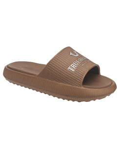 �g�D���[�����W���� ���f�B�[�X �V���[�Y �T���_�� True Religion Women's Meg Slide Brown �u���E��