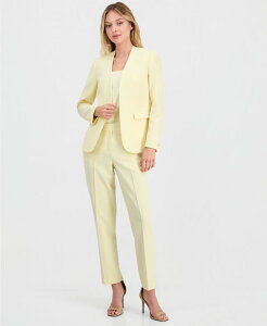 �o�[�X���[ ���f�B�[�X �{�g���X �J�W���A���p���c Bar III Women's Bi-Stretch Straight-Leg Dress Pants Yellow Glow �C�G���[