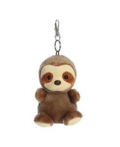 �I�[���� ���f�B�[�X �o�b�O �~�j Aurora Mini Slomo Sloth Palm Pals Adorable Clip-On Brown 4 Brown �u���E��