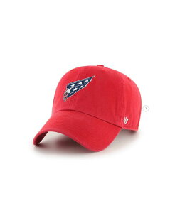 47 �u�����h �����Y �A�N�Z�T���[ �X�q �L���b�v '47 Brand Men's Red Washington Capitals Alternate Clean Up Adjustable Hat Red ���b�h