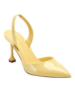 �}�[�N�t�B�b�V���[ ���f�B�[�X �V���[�Y �p���v�X Marc Fisher Women's Hadya Slingback Pumps Yellow Patent �C�G���[