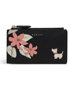 ���h���[ �����h�� ���f�B�[�X �A�N�Z�T���[ ���z �~�j Radley London Pretty Petals Mini Zip Top Wallet Black �u���b�N