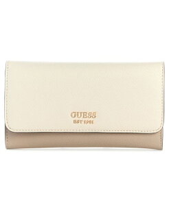 �Q�X ���f�B�[�X �A�N�Z�T���[ ���z GUESS Lyndi Magnetic Snap Slim Clutch Wallet Beige �x�[�W��