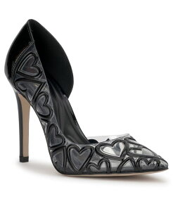 �W�F�V�J�V���v�\�� ���f�B�[�X �V���[�Y �p���v�X Jessica Simpson Women's Palvinyl Heart Stiletto Pumps Black �u���b�N