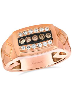 �� ���@�� ���f�B�[�X �A�N�Z�T���[ �����O Le Vian Diamond Ring (0.36 ct.w.) in 14k Strawberry Rose Gold �S�[���h