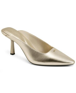�_�i �L������ �j���[���[�N ���f�B�[�X �V���[�Y �X���b�|���E���[�t�@�[ DKNY Women's Netta Slip-On Mule Pumps Platino