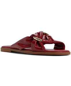 �A���h ���f�B�[�X �V���[�Y �X���b�|���E���[�t�@�[ �T���_�� ALDO Women's Isolde Slip-On Flat Sandalsmooth Medium Orange �I�����W