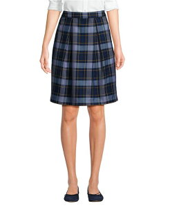 �����Y�G���h ���f�B�[�X �{�g���X�J�[�g Lands' End Women's Plaid Skortop of Knee Classic navy plaid �l�C�r�[