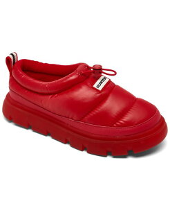 �n���^�[ ���f�B�[�X �V���[�Y �X���b�|���E���[�t�@�[ Hunter Women's Madinsulated Wateresistant Slip-on Mules from Finish Line Medium Red ���b�h