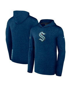 �t�@�i�e�B�N�X �����Y �A�E�^�[ �p�[�J�[�E�X�E�F�b�g Fanatics Men's Deep Sea Blue Seattle Kraken Authentic Pro Lightweight Pullover Hoodie Deep Sea Blue �u���[