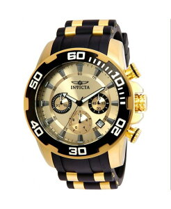 �C���r�N�^ �����Y �A�N�Z�T���[ �r���v Invicta Men's 22346 Pro Diver Quartz Chronograph Goldial Watch Gold �S�[���h