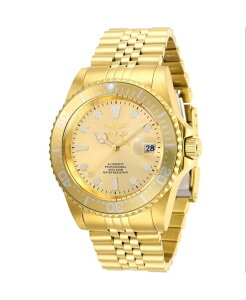 �C���r�N�^ �����Y �A�N�Z�T���[ �r���v Invicta Men's 30096 Pro Diver Automatic 3 Hand Champagne Dial Watch White �z���C�g