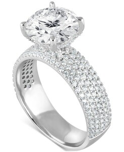 �o�b�W�F���[�~�V���J ���f�B�[�X �A�N�Z�T���[ �����O Badgley Mischka Bagley Mischka Certified Lab Grown Diamond Engagement Ring (3-3/4 ct.w.) in 14k White Gold �z���C�g
