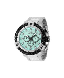 �C���r�N�^ �����Y �A�N�Z�T���[ �r���v Invicta Men's 48159 Bolt Quartz Chronograph Turquoise Dial Watch Silver �V���o�[