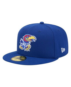 �j���[�G�� �����Y �A�N�Z�T���[ �X�q New Era Men's Royal Kansas Jayhawks Vault 59FIFTY Fitted Hat Royal