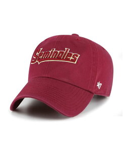 47 �u�����h �����Y �A�N�Z�T���[ �X�q '47 Brand Men's Garnet Florida State Seminoles Clean Up Adjustable Hat Garnet