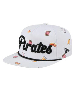 �j���[�G�� �����Y �A�N�Z�T���[ �X�q New Era Men's White Pittsburgh Pirates Team Cheerope 19TWENTY Adjustable Hat White �z���C�g