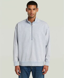 �W�[�X�^�[ �����Y �A�E�^�[ �j�b�g�E�Z�[�^�[ G-Staraw Men's Relaxed Half-Zip Sweater Snow bleach