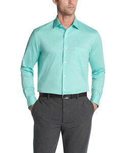 ���@���n�E�Z�� �����Y �g�b�v�X �V���c Van Heusen Men's Everyday Defense Spread Collar Dresshirt Jade