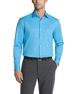 ���@���n�E�Z�� �����Y �g�b�v�X �V���c Van Heusen Men's Everyday Defense Spread Collar Dresshirt Ocean