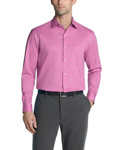 ���@���n�E�Z�� �����Y �g�b�v�X �V���c Van Heusen Men's Everyday Defense Spread Collar Dresshirt Rose