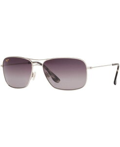 �}�E�C�W�� ���f�B�[�X �A�N�Z�T���[ �T���O���X�E�A�C�E�F�A Maui Jim Wiki Polarized Sunglasses 246 Silver/Grey �O���[