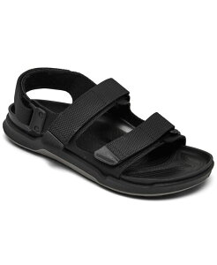 �r���P���V���g�b�N �����Y �V���[�Y �X�j�[�J�[ �T���_�� Birkenstock Men's Mogami Terra Birko-Flor Strappy Sandals from Finish Line Black �u���b�N