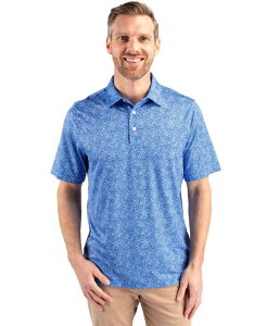 �J�b�^�[�A���h�o�b�N �����Y �g�b�v�X �|���V���c �v�����g Cutter & Buck Men's Pike Constellation Print Stretch Polo Chelan