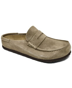�r���P���V���g�b�N �����Y �V���[�Y �X�j�[�J�[ �X�G�[�h Birkenstock Men's Naples Wrapped Suede Casual Clogs from Finish Line Taupe �g�[�v