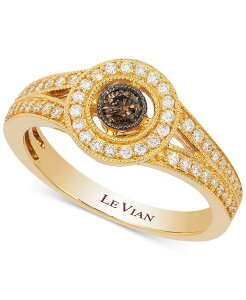 �� ���@�� ���f�B�[�X �A�N�Z�T���[ �����O Le Vian Deco Estate Collection Diamond Ring (3/8 ct.w.) in 14k Yellow Gold �C�G���[