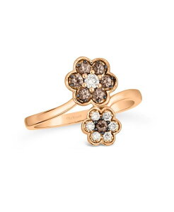 �� ���@�� ���f�B�[�X �A�N�Z�T���[ �����O Le Vian Chocolate Diamond & Vanilla Diamonds Ring (3/8 ct.w.) in 14k Rose Yellow or White Rose Gold �S�[���h