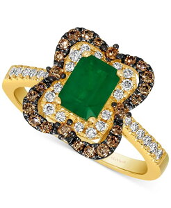 �� ���@�� ���f�B�[�X �A�N�Z�T���[ �����O Le Vian Emerald (3/4 ct.w.) & Diamond (1/2 ct.w.) Ring in 14k Emerald �G�������h
