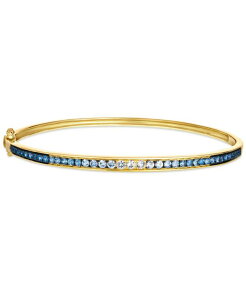 �� ���@�� ���f�B�[�X �A�N�Z�T���[ �u���X���b�g�E�o���O���E�A���N���b�g Le Vian White Sapphire (0.17 ct.w.) and Sapphire Ombres (0.97 ct.w.) Bracelet in 14k Honeyellow Gold �C�G���[