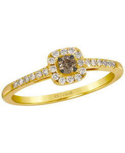 �� ���@�� ���f�B�[�X �A�N�Z�T���[ �����O Le Vian Chocolate Diamond (0.10 ct.w.) & Nude Diamond (0.17 ct.w.) Ring in 14k Honeyellow Gold �C�G���[