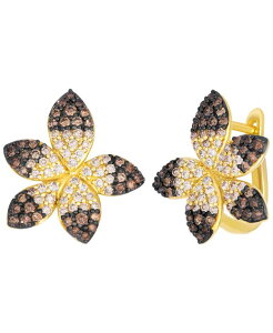 �� ���@�� ���f�B�[�X �A�N�Z�T���[ �s�A�X�E�C�������O Le Vian Chocolate Ombre Diamondrop Earrings (1.28 ct.w.) in 14k Honeyellow Gold �C�G���[