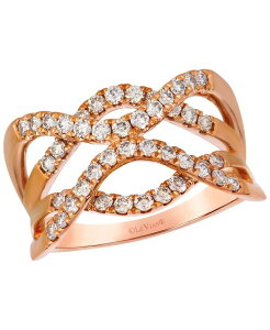 �� ���@�� ���f�B�[�X �A�N�Z�T���[ �����O Le Vianude Diamonds (0.93 ct.w.) Ring in 14k Strawberry Rose Gold �S�[���h